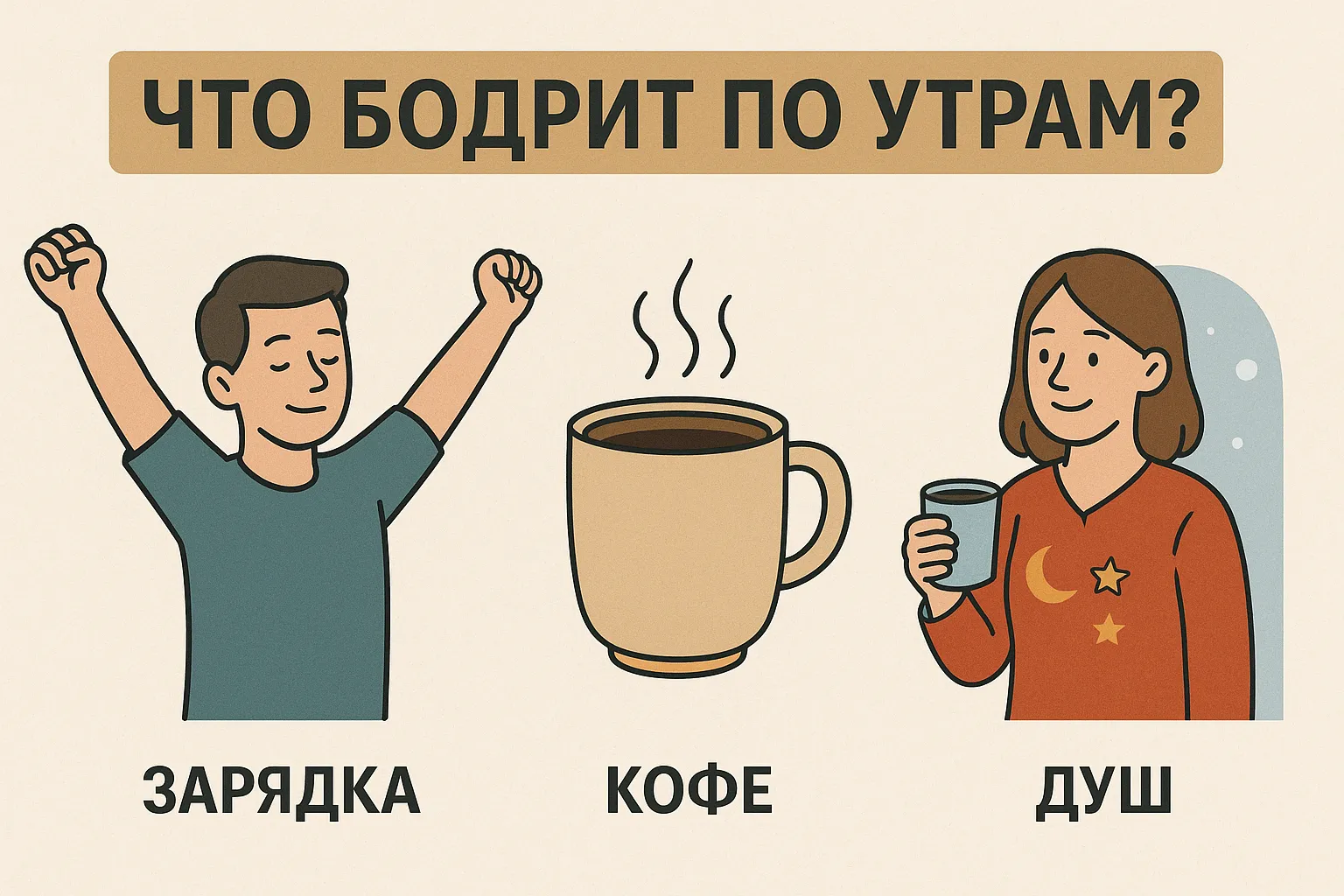 Что Вас бодрит по утрам? #1