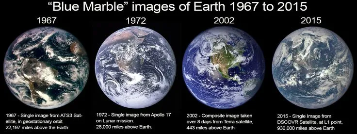 Снимки Земли из космоса — «The Blue Marble» («Голубой мрамор») #1