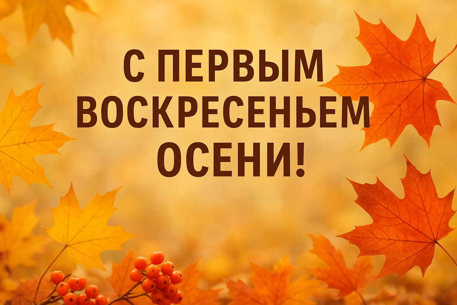 С первым воскресеньем осени! 🍁 #2
