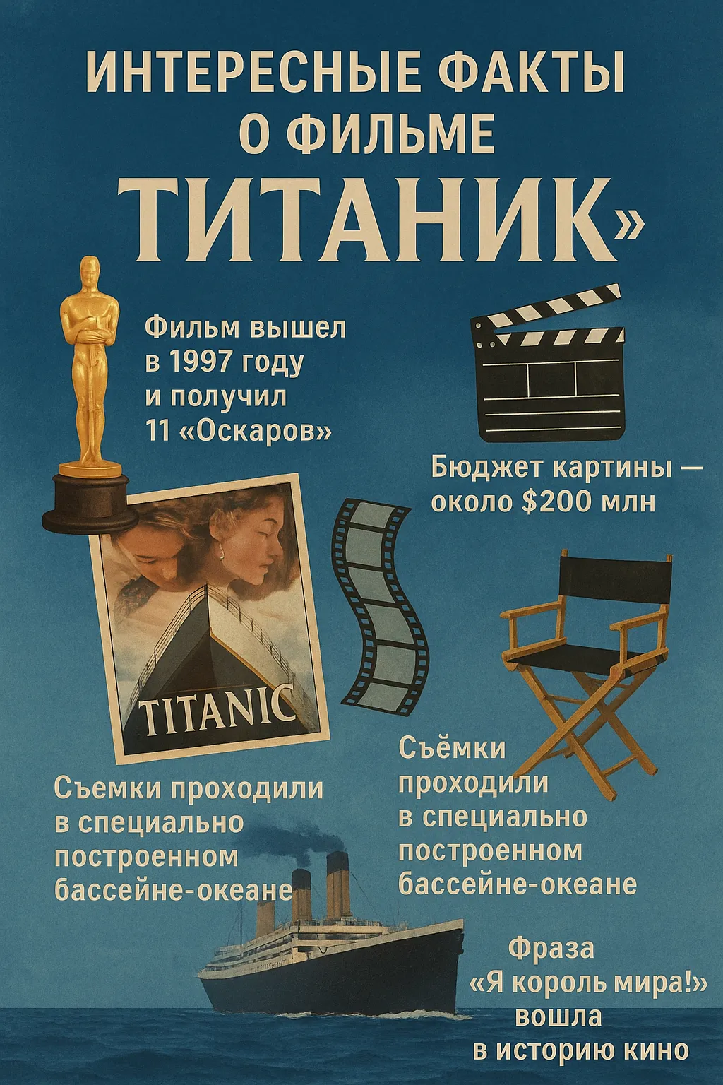 «Титаник» Джеймса Кэмерона - интересные факты #1