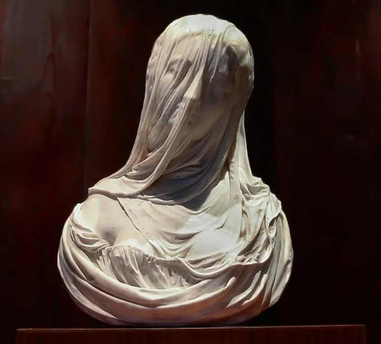 Антонио Коррадини. «Бюст дамы под вуалью» («Чистота»), 1720-е 