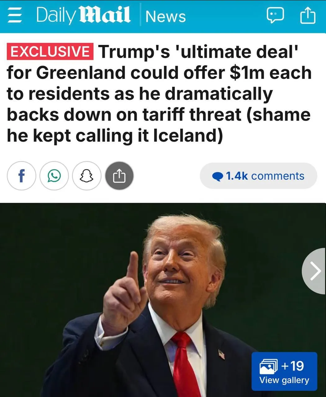 Трамп обещает выплатить МИЛЛИОН долларов каждому жителю Гренландии. #2