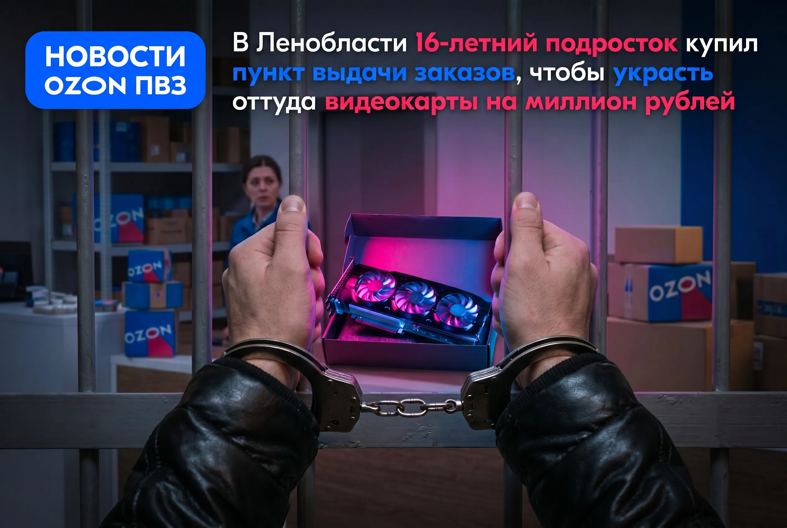 Школьник купил пункт выдачи заказов, чтобы украсть оттуда видеокарты #1