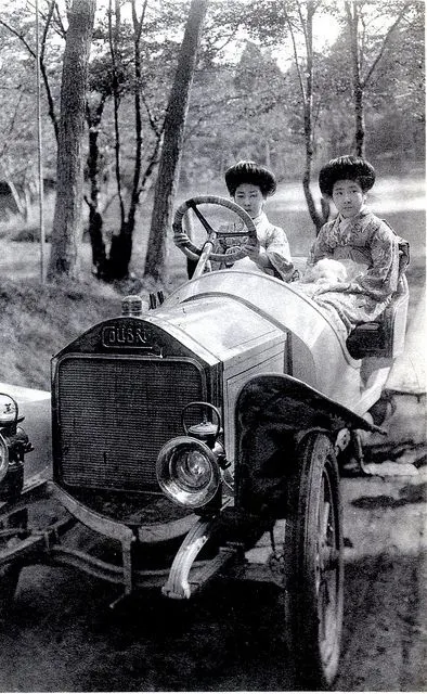 Гейши на заре японской автомобилизации... 1920 год  #3