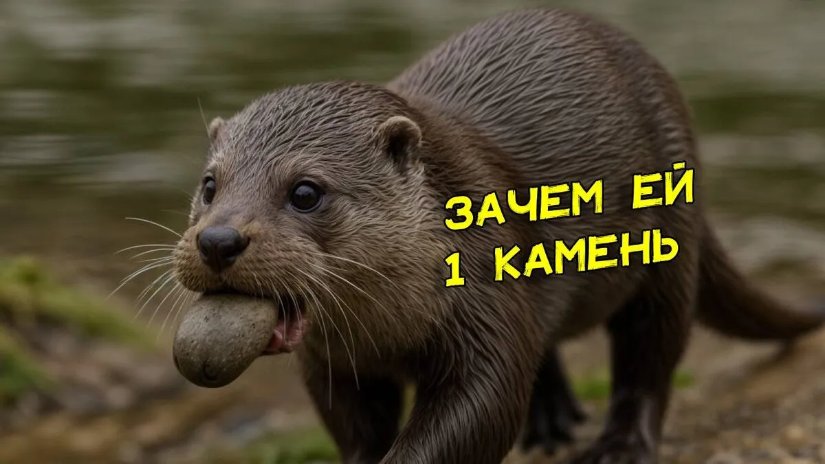 Выдра и её камень: история большой любви #1