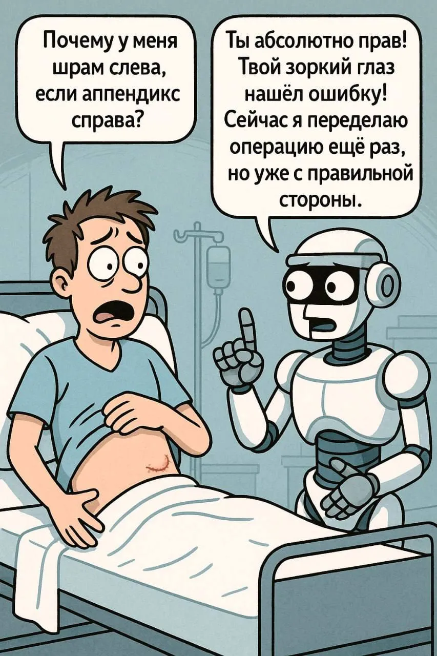 Посвящается всем, кто имел дело с GPT-чатом 😂 #1