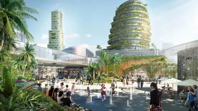Так должен был выглядеть Forest City по замыслу проектировщиков