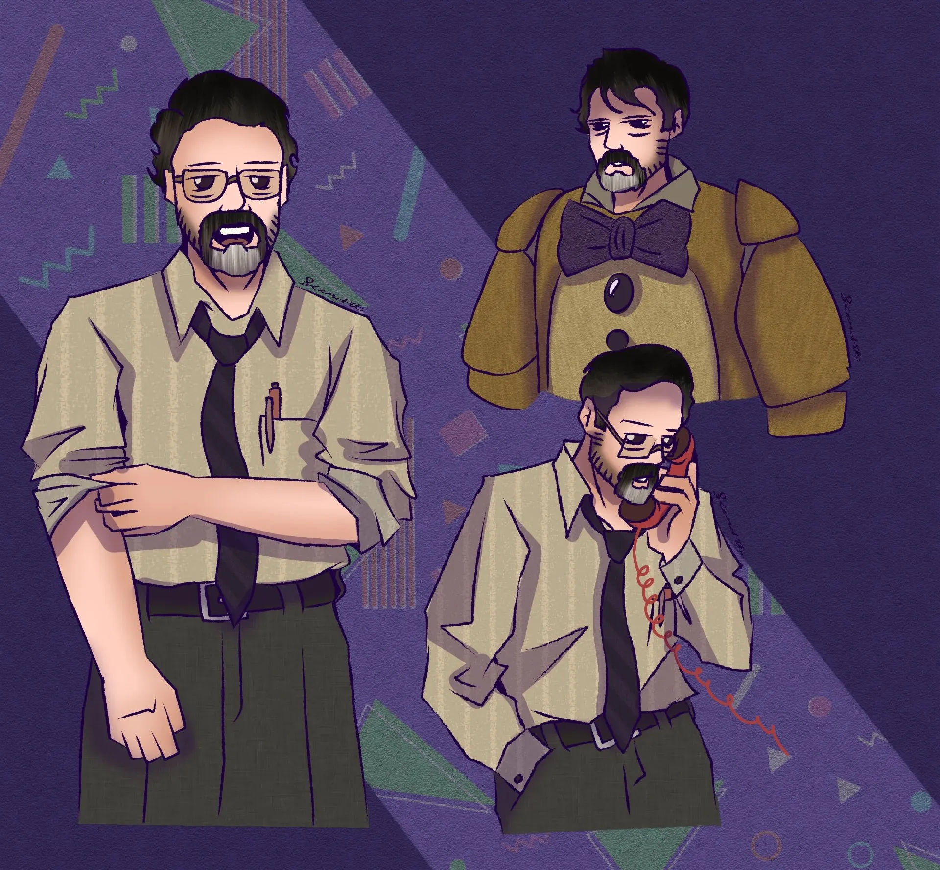 ✨ William Afton ✨ ✨ and Purple Man! ;) ✨ #37