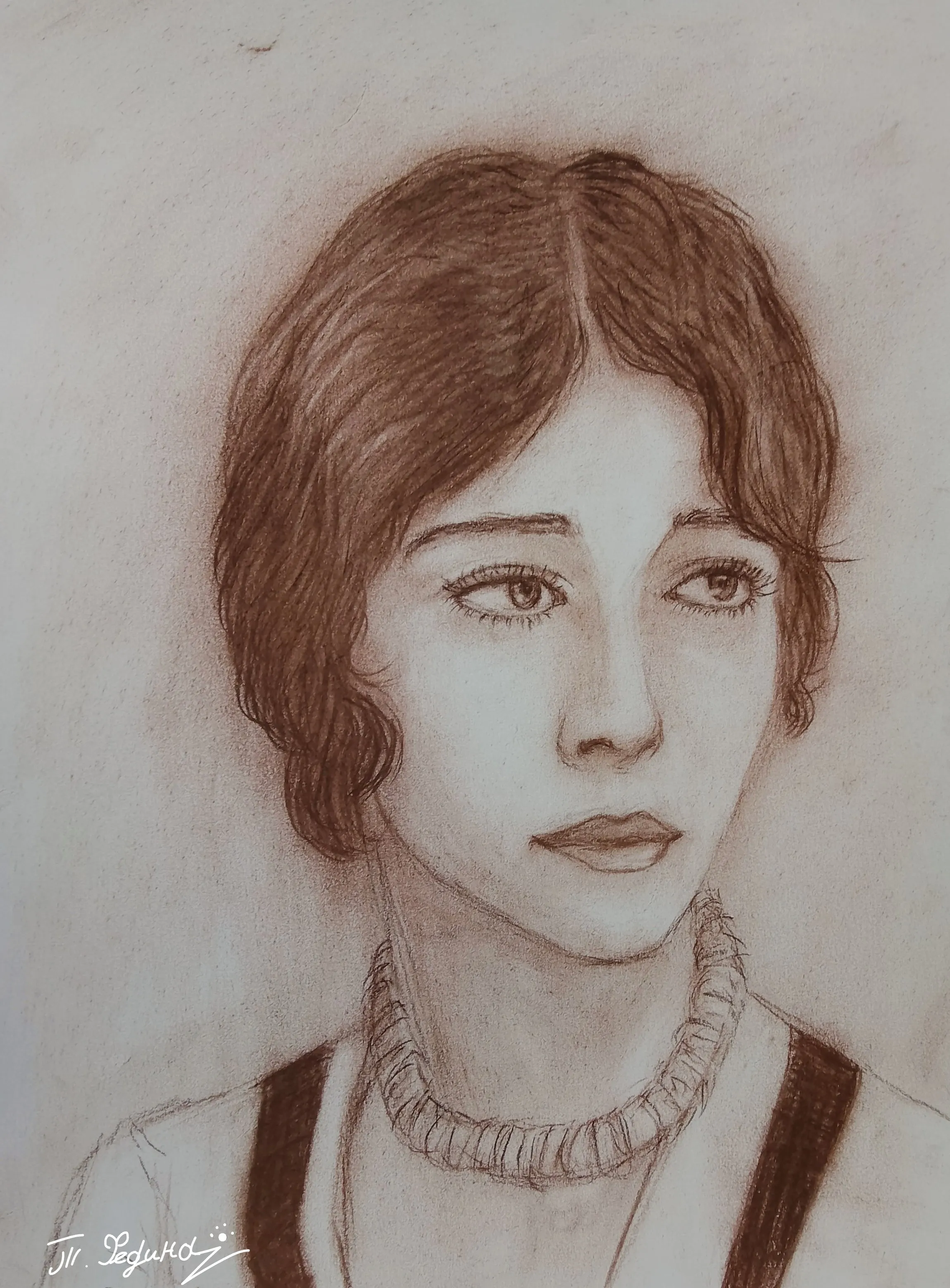Портрет #87 (соус).  #1