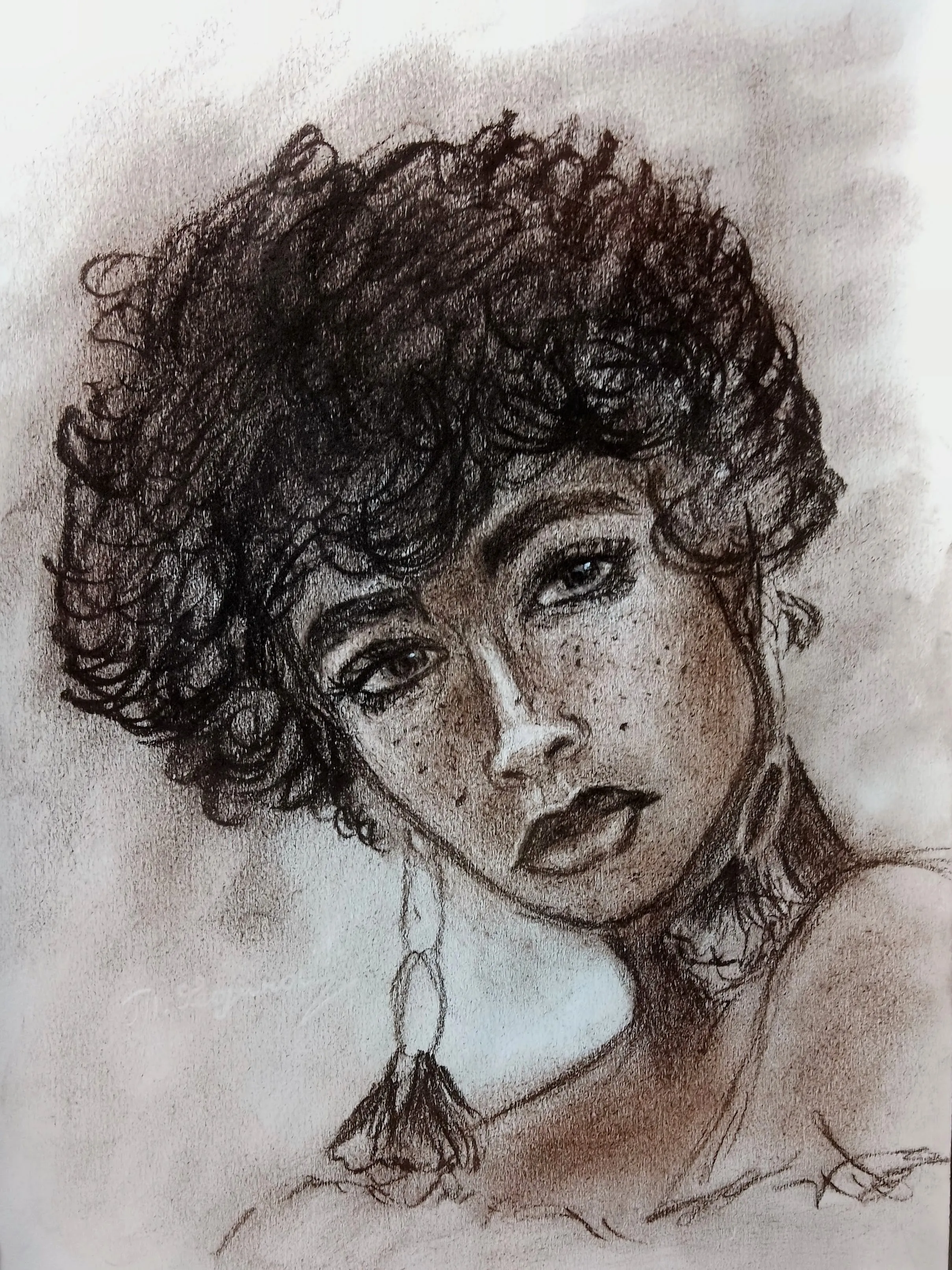 Портрет #130 (сепия).  #1