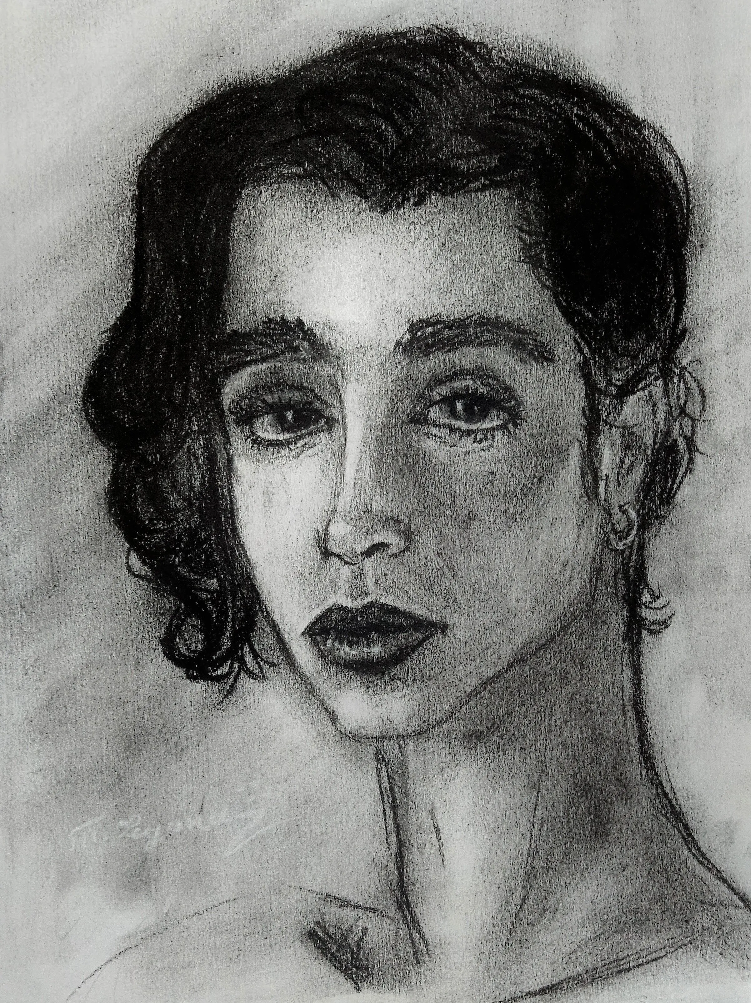 Портрет #133 (соус).     #1