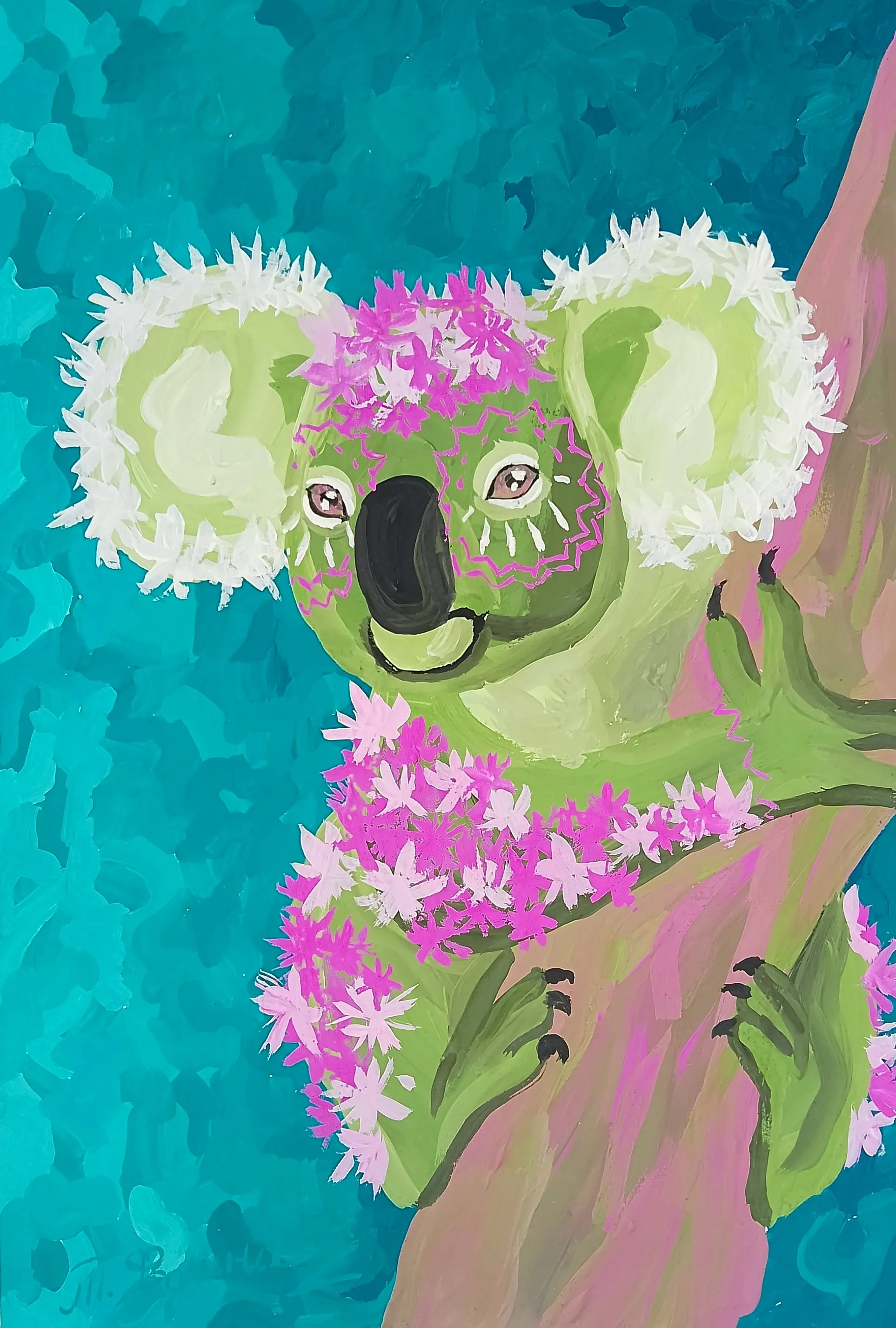 Коала (акрил).  #1