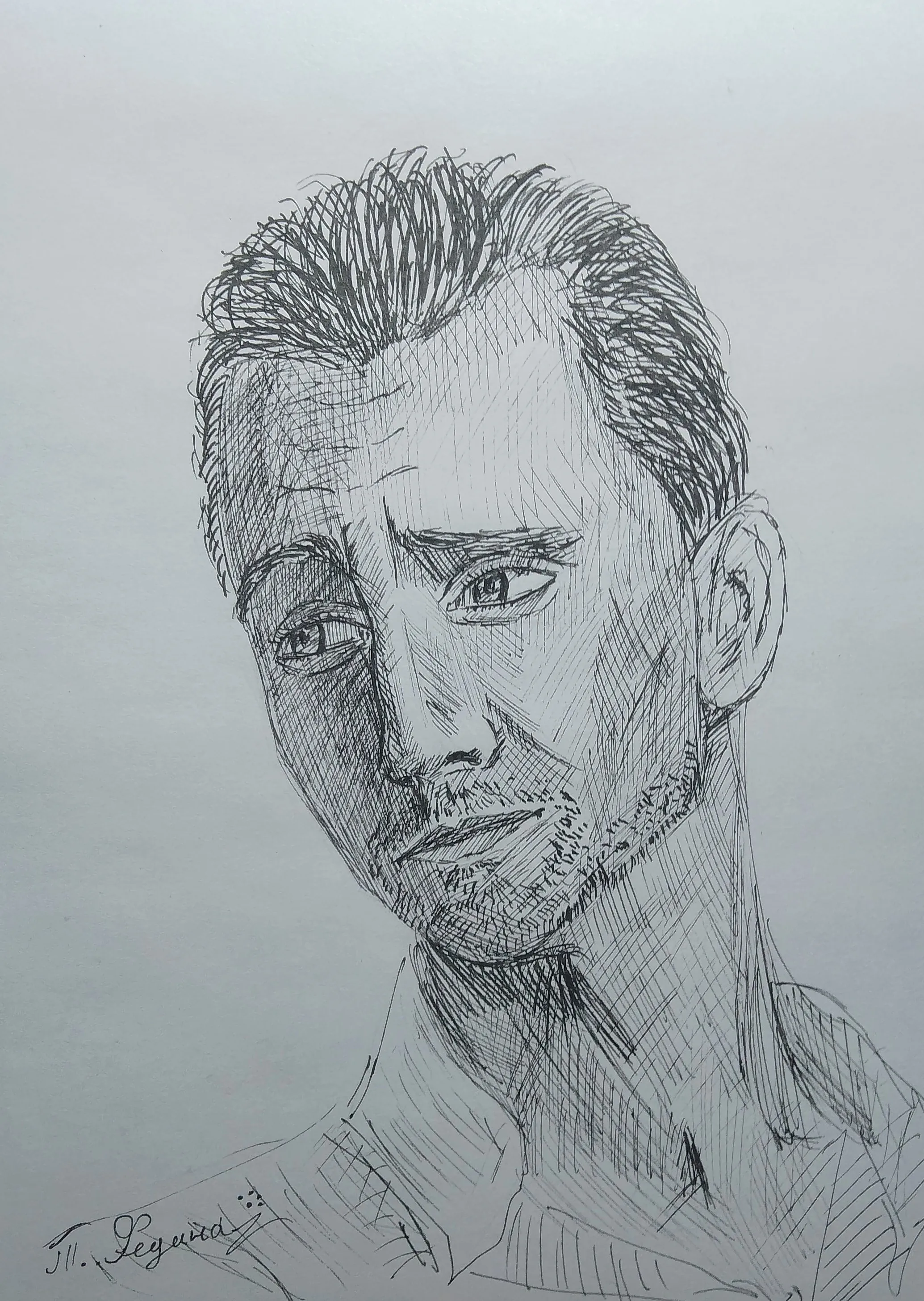 Портрет #39 (линер).  #1