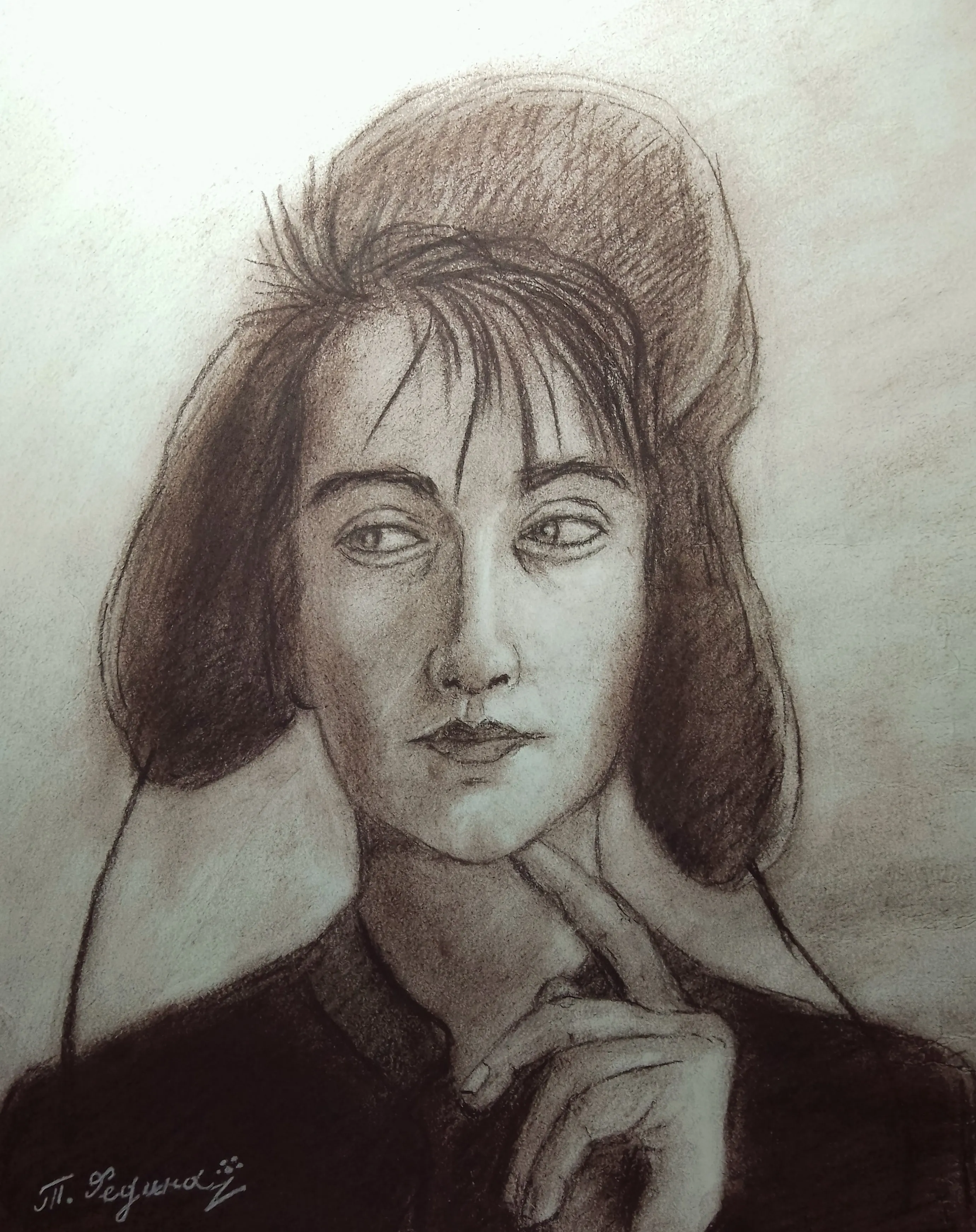 Портрет #46 (сепия).  #1
