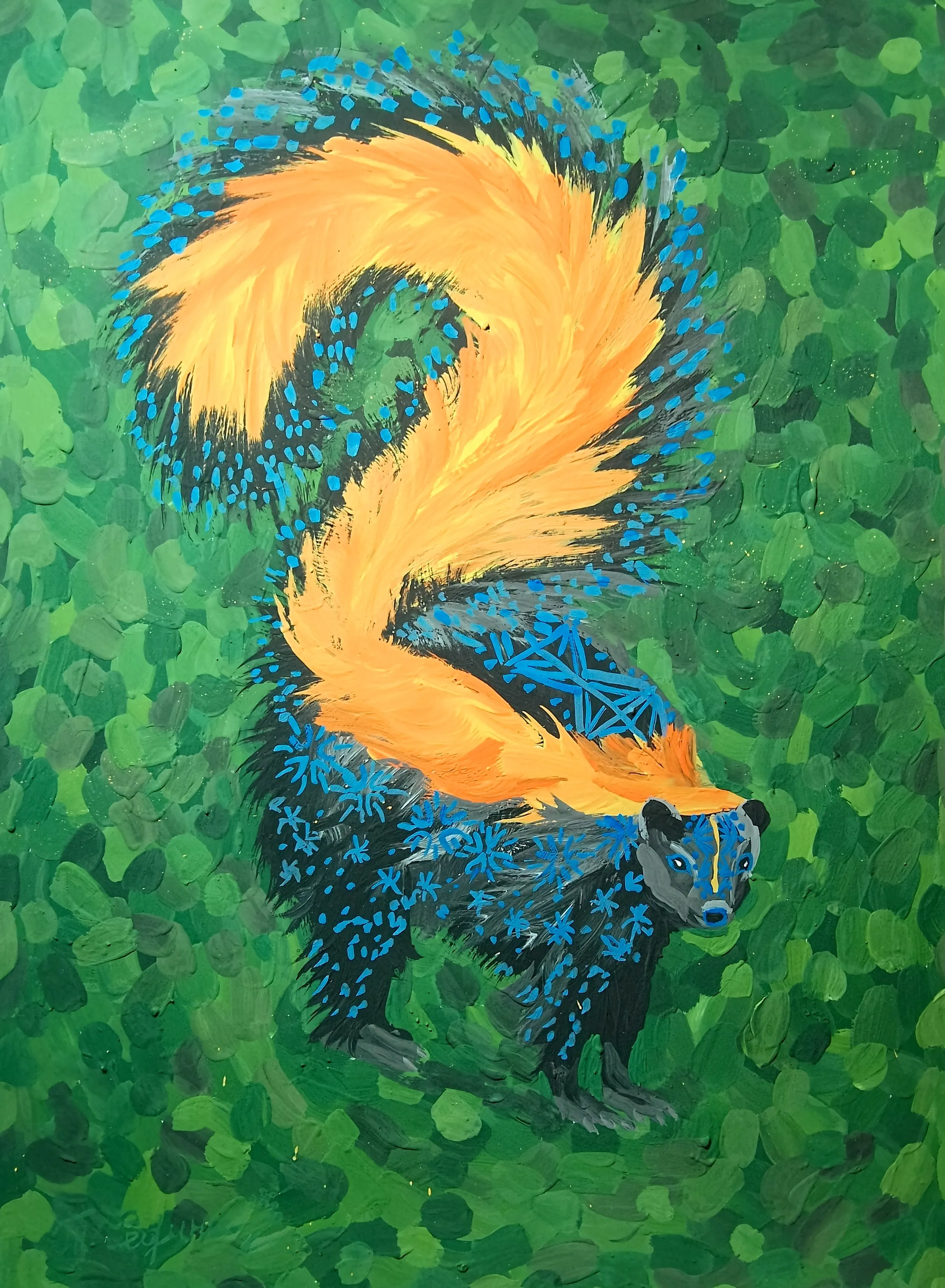 Скунс (акрил).  #1