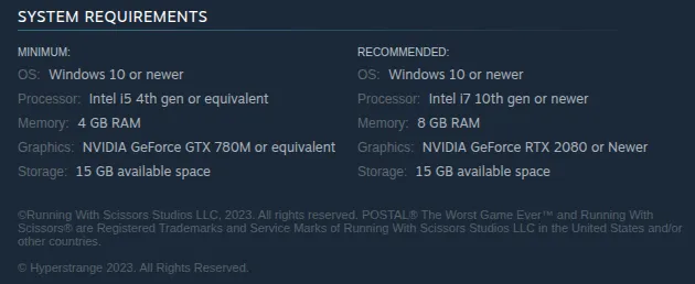 Postal: Brain Damaged. Doom 2 с системными требованиями от Battlefield V.