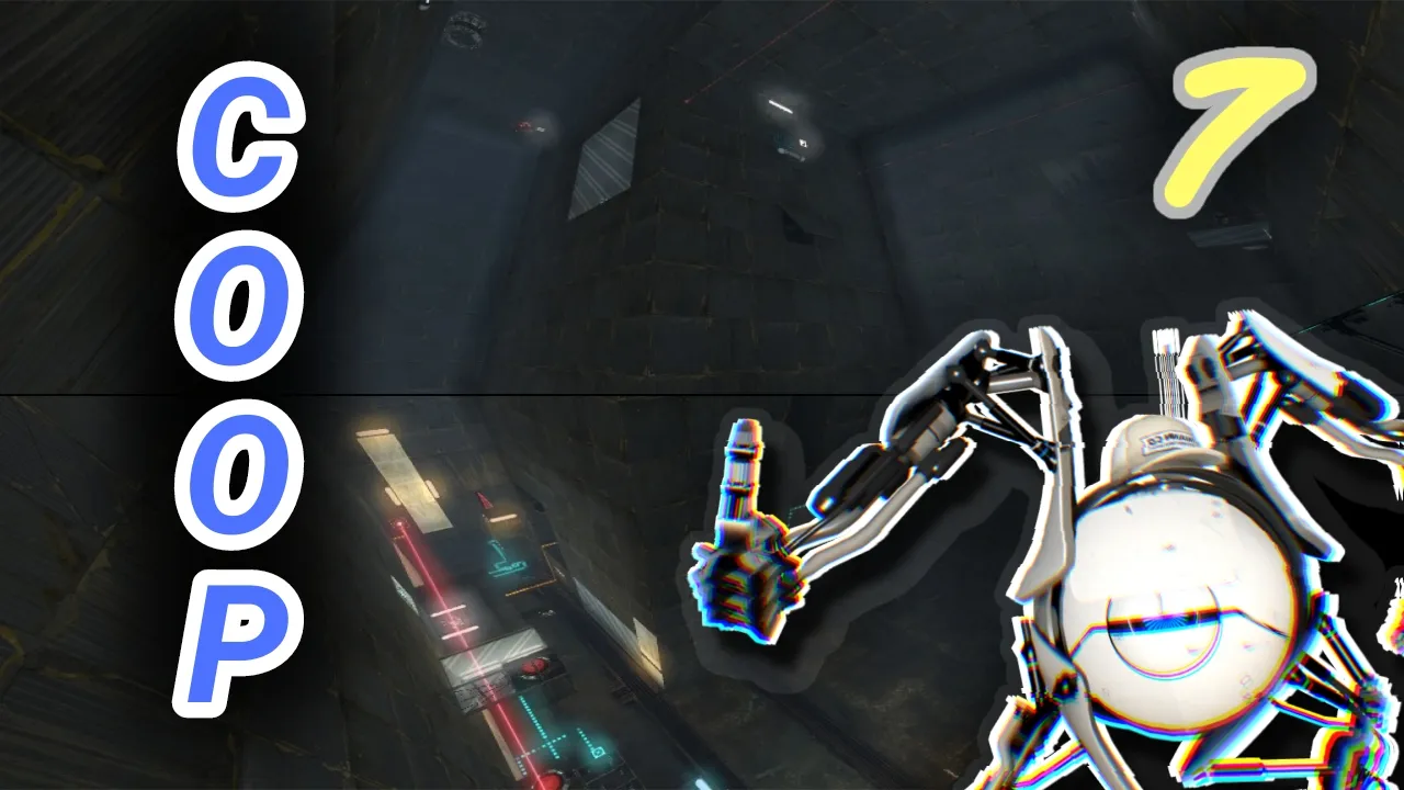 Моя най первая кооп карта в portal 2. #2