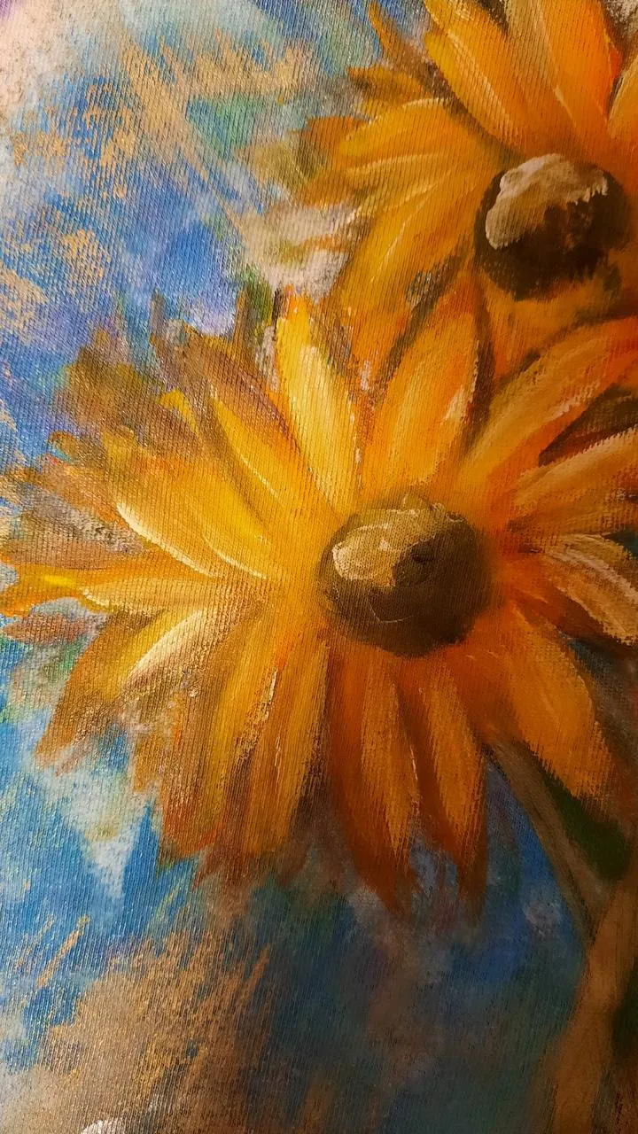 Роспись футболки 🌻 #4