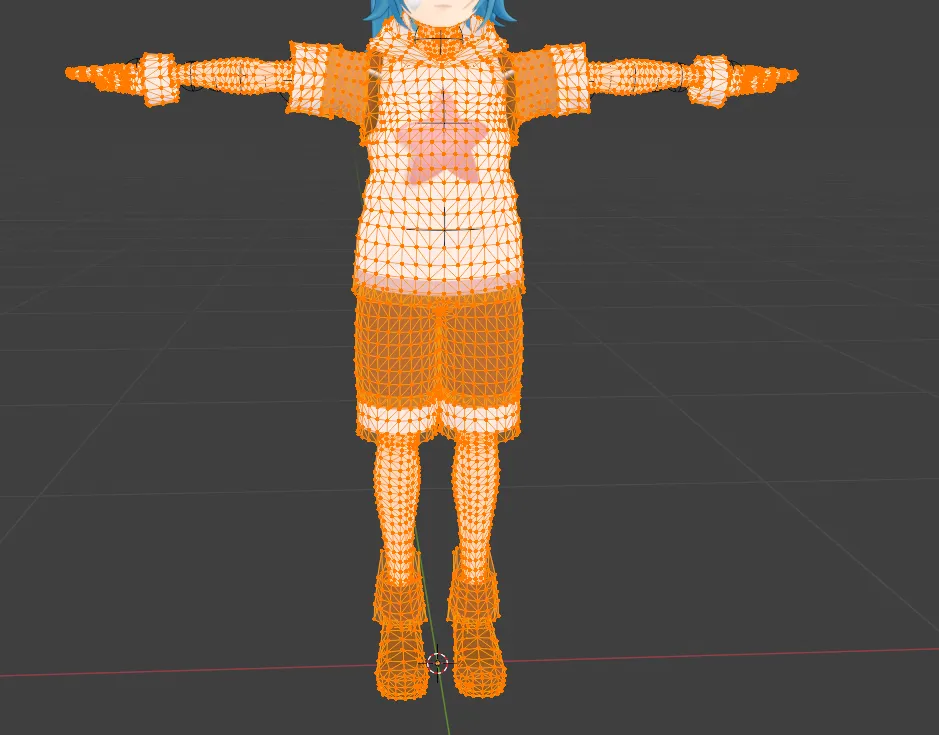 Привет! Я Алиса — 3D‑модели в Vroid и Blender (VTuber) #2